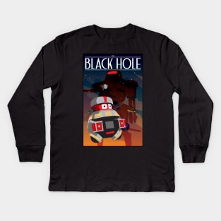 Thru The Black Hole Kids Long Sleeve T-Shirt